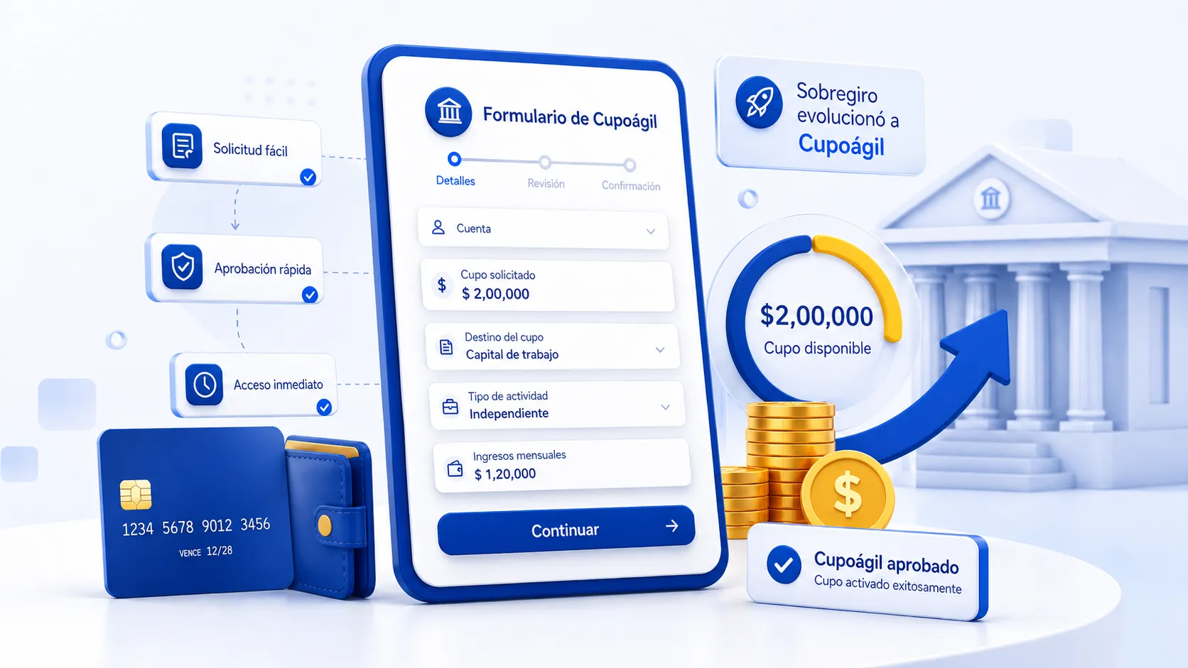Vista previa del proyecto Digitalización de solicitudes de Cupoágil
